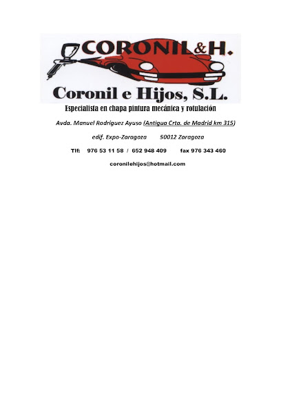Talleres Coronil e Hijos s.l.